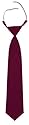 Sicherheits-Krawatte / Security-Krawatte - mit Gummizug - Farbe bordeaux