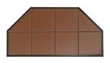 Minuteman 37 inch Double Cut Hearth Pad PAD-04NR Navajo Tan