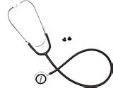 Omron Lightweight Dual Head Stethoscope Black - Omron 412BLK