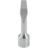 Stanley Proto J5246 3/8-Inch Drive Slotted Screwdriver Bit Socket, 1/4-Inch