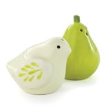 Tag 651340 Hand Painted Partridge and Pear Salt and Pepper Shakers