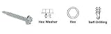 CRL Zinc 1/4-14 x 3/4