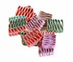 Dollhouse Miniature Set of 12 Ribbon Candies
