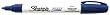 Sharpie Paint Marker Pen Oil Base Medium Point, Blue Box of 12