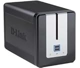 D-LINK DNS-323 External 3.5 Ethernet Box - 2 slots + Hard Drives - 2 x 1 TB - 7200 RPM - 16 MB - SATA II
