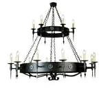 Meyda Tiffany 67722 65.5 Inch Wx60 Inch H 2 Tier 18lt Warwick Chndlr