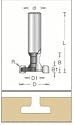 Amana 45667 T SLOT 1-3/8 DIA. 3/8 KERF.