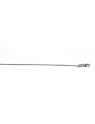 18K White Gold Snake 0.9mm Necklace 24 Inch