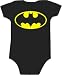 Search : Batman Classic Logo Black Infant Baby Onesie Romper