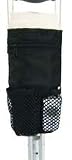 Drive Medical Deluxe Universal Cane / Crutch Nylon Pouch, Black, 10