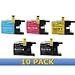 BlastCase Compatible LC79 High Capacity Printer Ink Cartridge 10-Pack for BROTHER Printers MFC J6510DW J6710DW J6910DW LC-79 4x Black, 2x Cyan, Magenta, Yellow