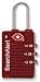 SearchAlert TSA Accepted Luggage Lock - Red