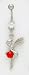 Jeweled Fairy Holding Cute Red Ball Belly Button Ring Jeweled Fairy Holding Cute Red Ball Belly Button Ring