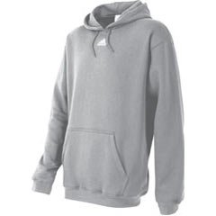 adidas 9 Oz Hooded Sweatshirt Heather Grey