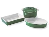 Review Metro Marketing  / Mayfair and Jackson 4-pc. Stoneware Casserole Set - Green