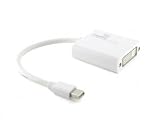 Apple Mini DisplayPort to DVI Converter cable by Cablesson® ( for Unibody MacBook - Pro - Air etc. ) - ULTRA FAST FREE SHIPPING