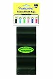 Pet Supplies : 5Star Coreless Scented Dog Walking Poop Bags Black 60 Count