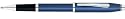 Cross Century II Royal Blue Selectip Rolling Ball Pen with Chrome Plated Appointments
