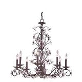 Chandeliler - Paris Flea Collection with Clear Crystals - 5408