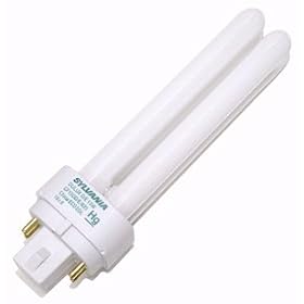 Sylvania 20671 - CF13DD E 835 - 13 Watt - 4 Pin G24q-1 Base - 3500K - CFL Light Bulb by Sylvania