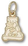 Alabama 10KT A 3/8 Pendant