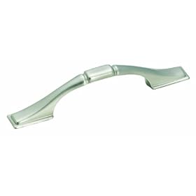 Amerock 172G10 Metal Finishes Pull Satin Nickel, 3-Inches Center to Center