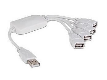 4 Port High Speed USB Hub For Apple Computers 