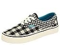 Vans Kids Era (Toddler/Youth) | Kids Shoes (Gingham) Black/Antique White/Enamel Blue