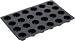LURCH Flexi-Gastro-Form 60 x 40 cm / Backform / Kuchenform / Silikonform / Gastronomie Form, Muffin 24er