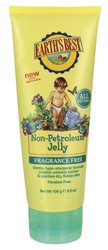 Earth's Best Organic Fragrance Free Non-Petroleum Jelly, 3.5 Ounce Bottle
