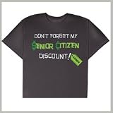 Personalized Birthday Gifts - Senior Citizen T-Shirt