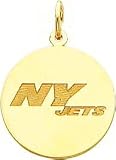 14K Gold NFL New York Jets Charm