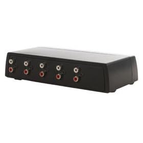 4 Port RCA Audio Switch - Manual Switching (BY CABLES 4 ALL)
