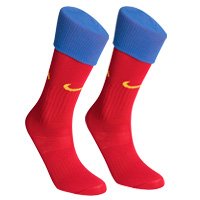 Barcelona Home Socks 2008/09 - Red/Blue