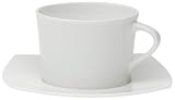 Mikasa Elegance White Breakfast Cup & Square Saucer