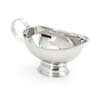 Stainless Steel Footed Gravy Boat, 11 Oz.