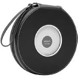 Swing Solo CD Case Holds 20 CDs, Two CDs Back to Back in Archival Plastic Sleeves with Soft Poly Divider, Black.