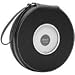 Swing Solo CD Case Holds 20 CDs, Two CDs Back to Back in Archival Plastic Sleeves with Soft Poly Divider, Black.