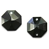 Jet Black STRASS Swarovski Crystals- 1 or 2 hole Beads