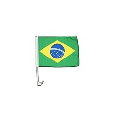 Autofahne Autoflagge Brasilien - 30 x 40 cm