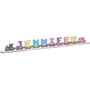8 Letter Pastel Name and Track to Fit