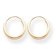 14k Endless Hoop Earrings