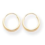 14k Endless Hoop Earrings