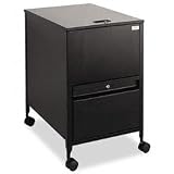 Locking Rollaway Legal-Size File- Black