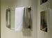 Thermique 37" Wall Mounted Heated Glass Towel Warmer with Timer - Brushed Nickel