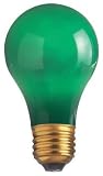 100 Watt A19 Green Light Bulb