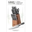 Ginsu 11 Pc Stainless Bamboo Set Model 04815 Ginsu 11 Pc Stainless Bamboo Set Model 04815