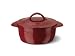 Calphalon Enamel Cast Iron 5 Quart Dutch Oven, Cabernet Red
