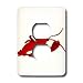 Fishing - Lobster - Light Switch Covers - 2 plug outlet cover