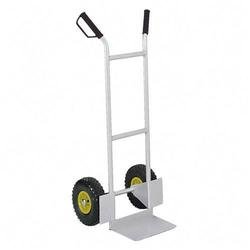 Hand Truck, 10 x 3"W Tires, 8 x 11-3/4" Toeplate, 500 Lb Capacity, Aluminum SAF4095
